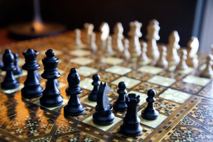 The importance of properly setting up the chess pieces