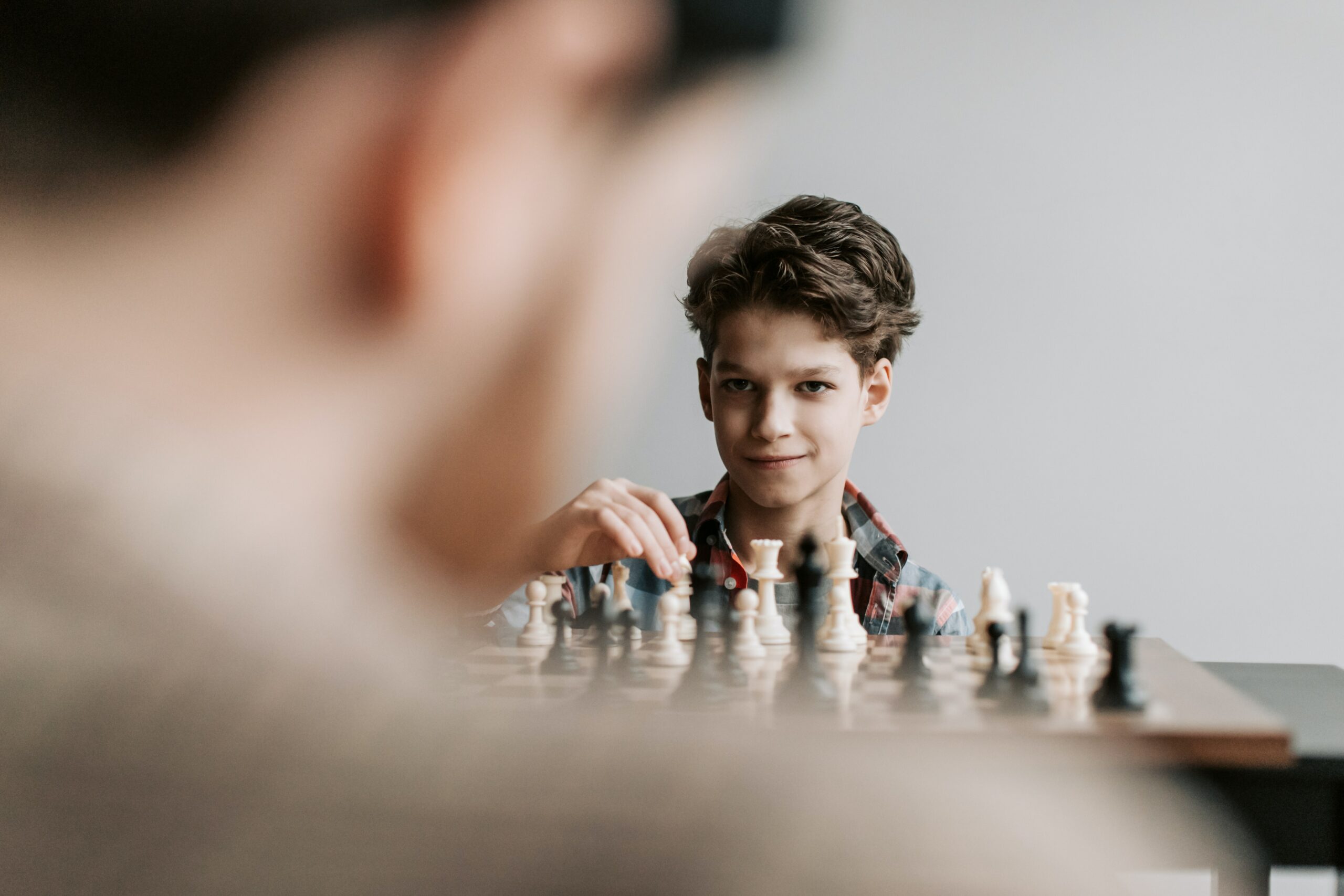 Two players engaged in chess