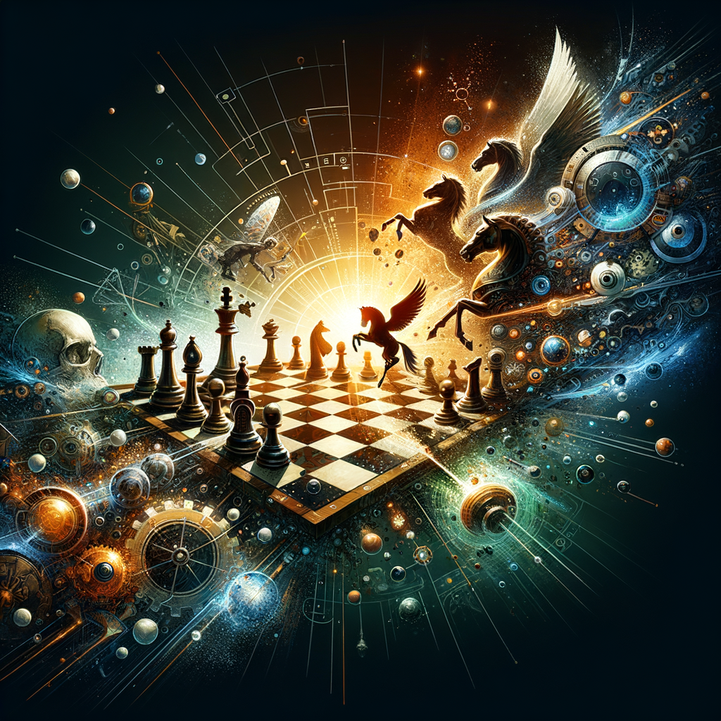 Strategic illustration of Ruy Lopez Chess Opening showcasing Chess Tactical Brilliance and Intriguing Chess Strategy, highlighting the journey into Chess Tactics and the depth of Ruy Lopez Tactical Journey.
