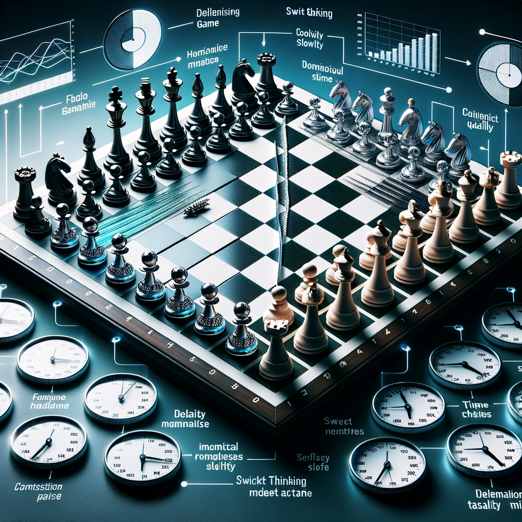 Analyzing the impact of chess timers on game quality, highlighting the balance between speed and strategy in chess, and the effect of faster chess games on overall game quality.