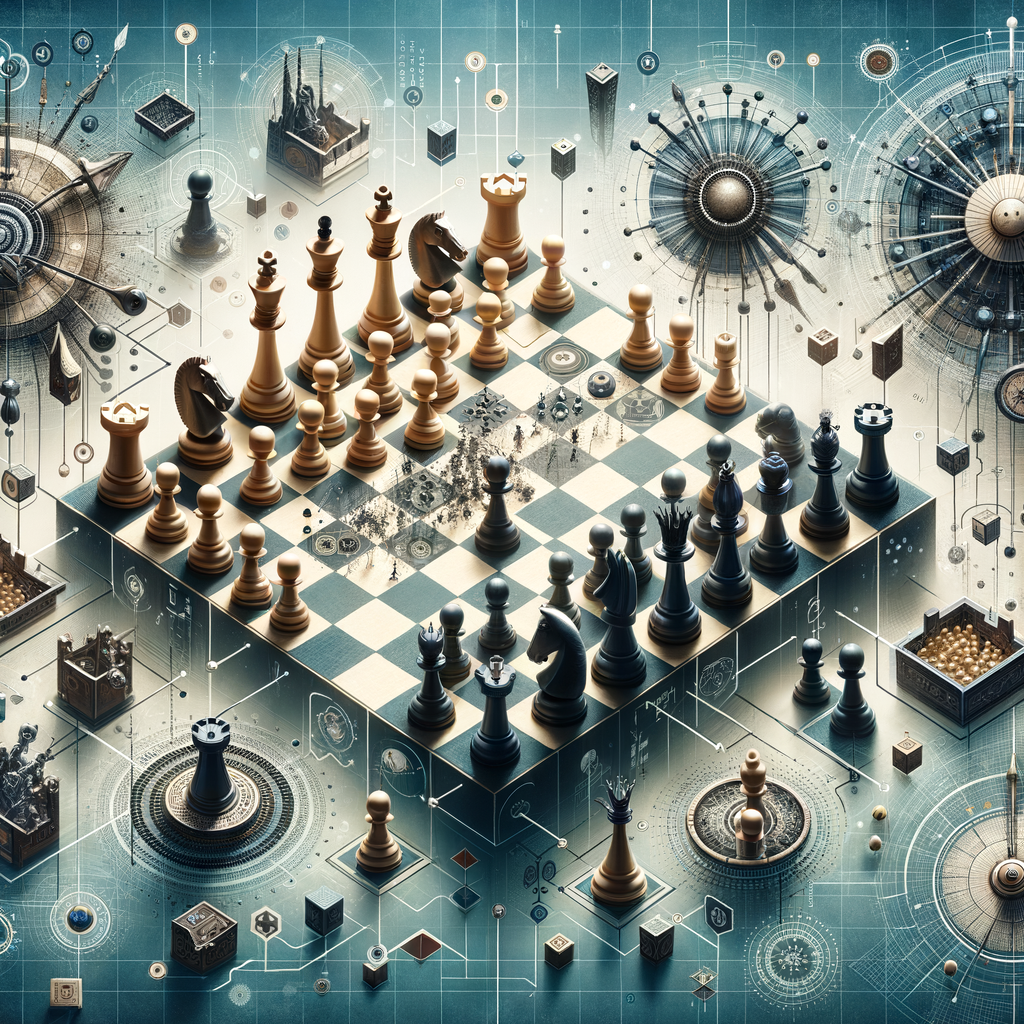 Advanced chess strategies demonstrating a complex stalemate scenario, highlighting the intricacies of chess gridlock and the mastery required for understanding chess stalemate rules and patterns.