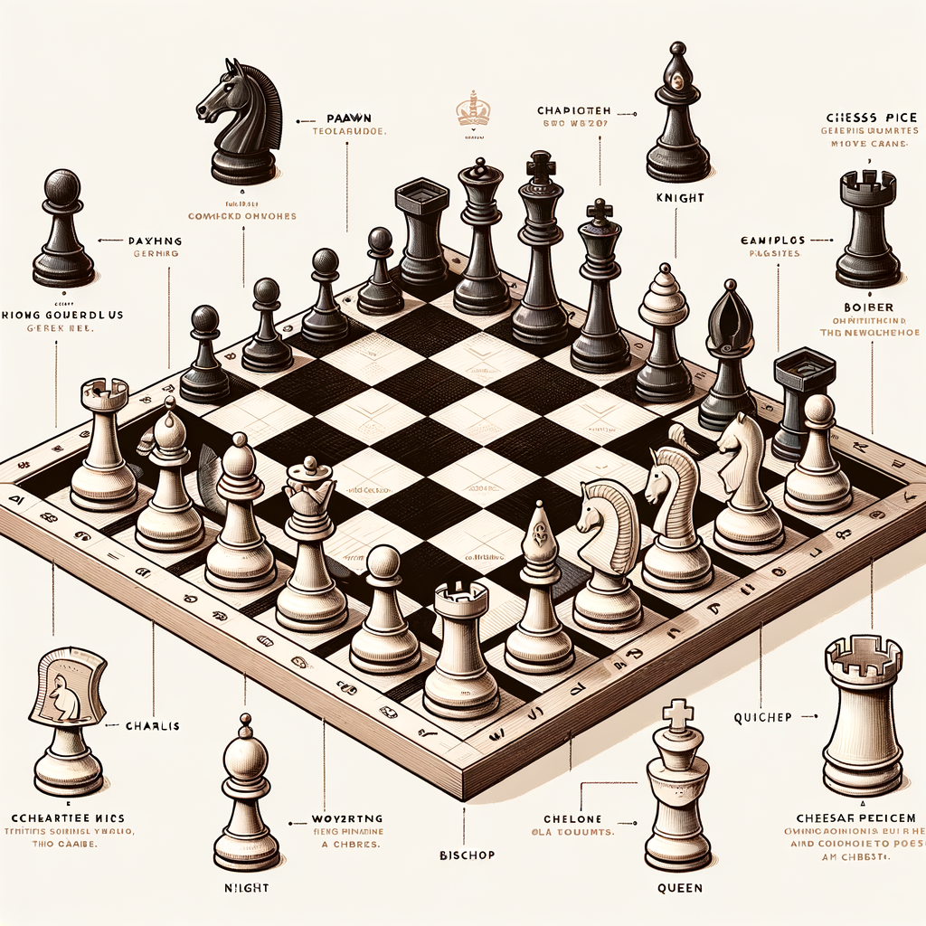 Beginner's guide to chess piece roles and movements, providing a comprehensive overview and introduction to understanding chess pieces, basic rules, and strategies for beginners.
