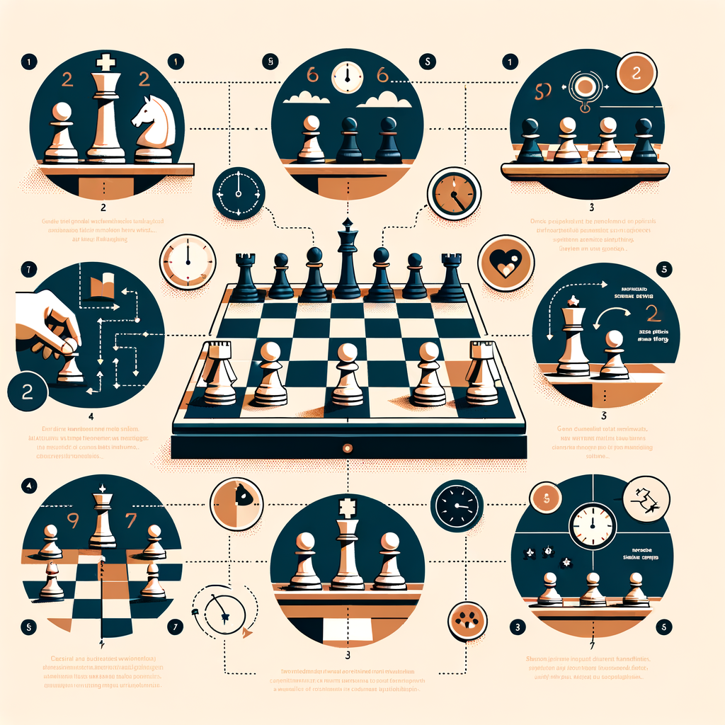 Step-by-step chess tutorial for beginners illustrating basic pawn moves, chess pawn rules, and strategies on a chessboard, perfect for learning how to play chess and understanding pawn movement guide.